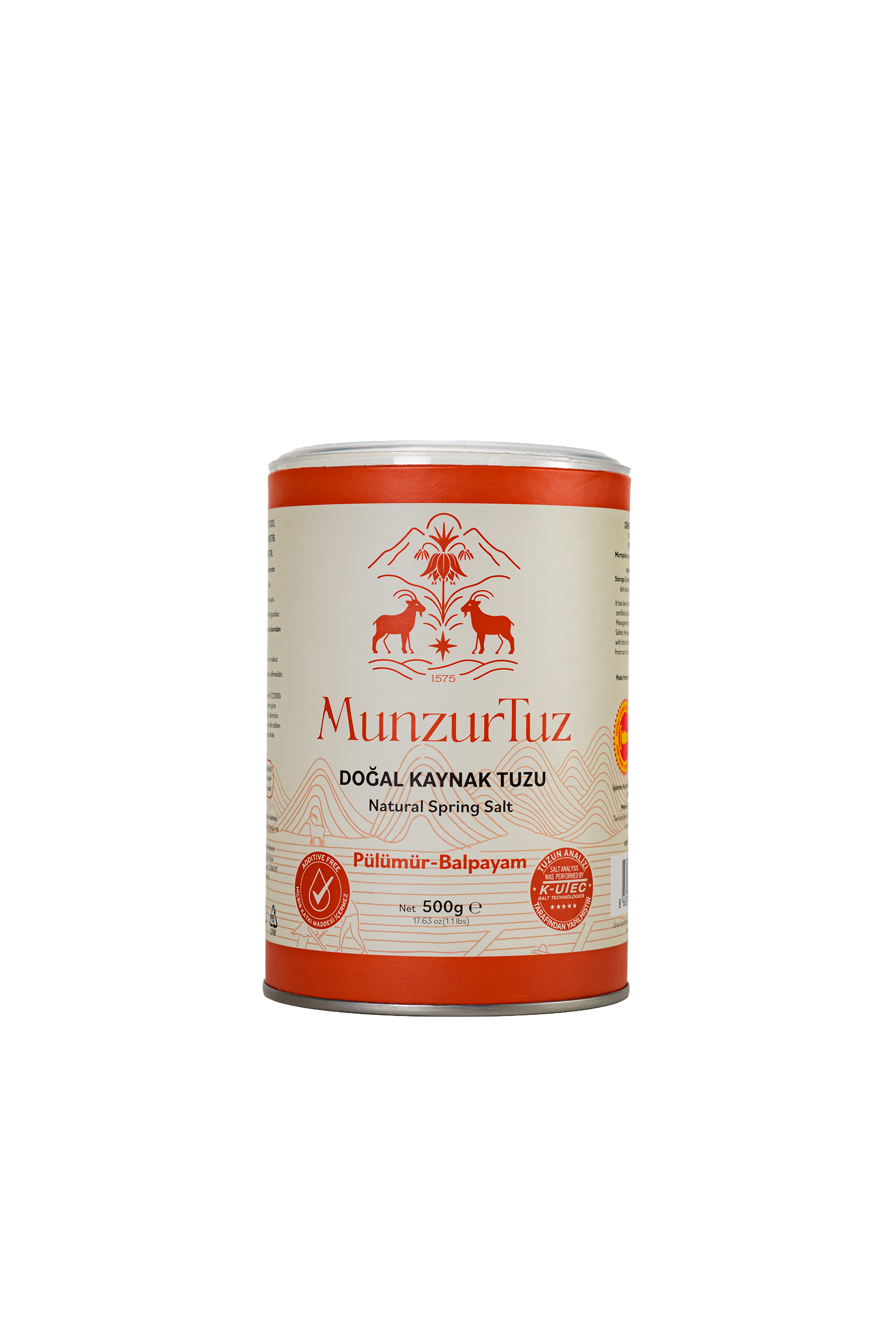 Sofrada Öğütme Doğal Kaynak Tuzu Kutu 500gr