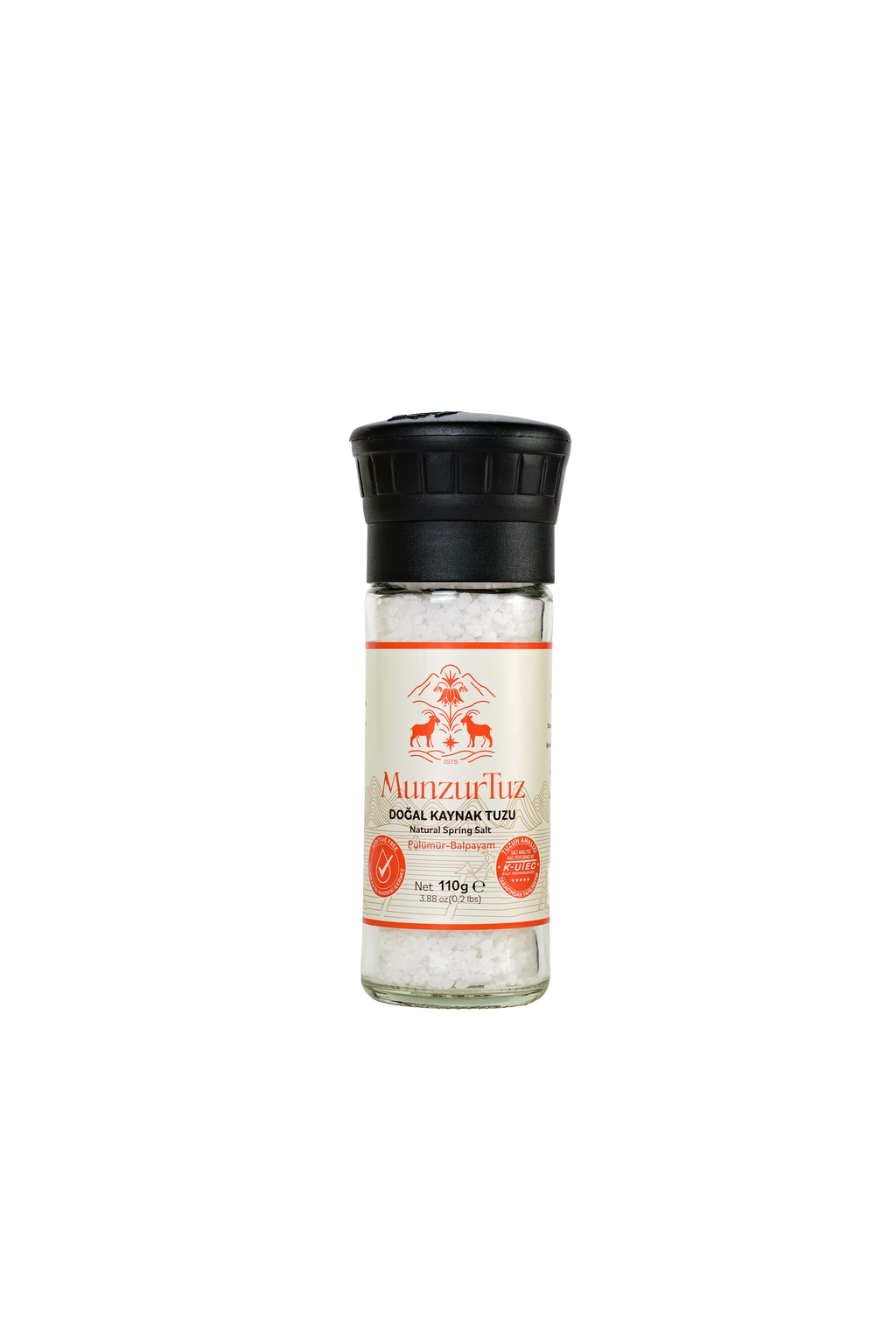Seramik Öğütücülü Doğal Kaynak Tuzu 110gr