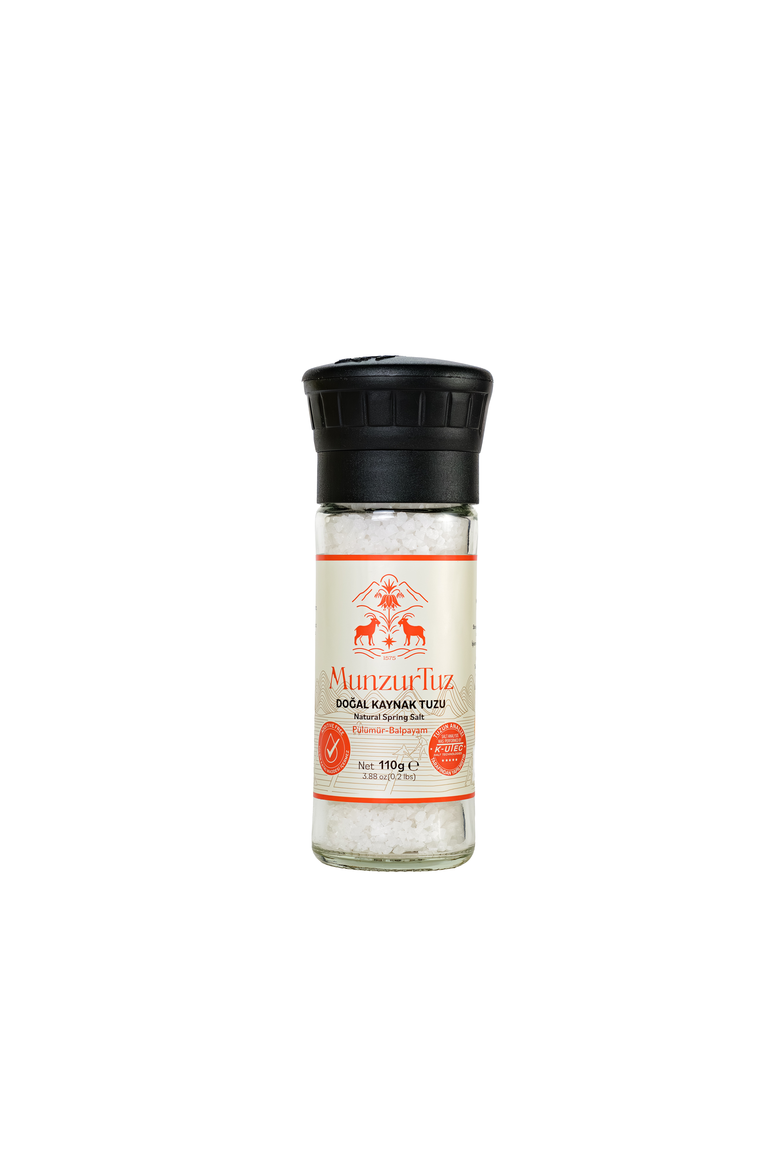 Seramik Öğütücülü Doğal Kaynak Tuzu 110gr