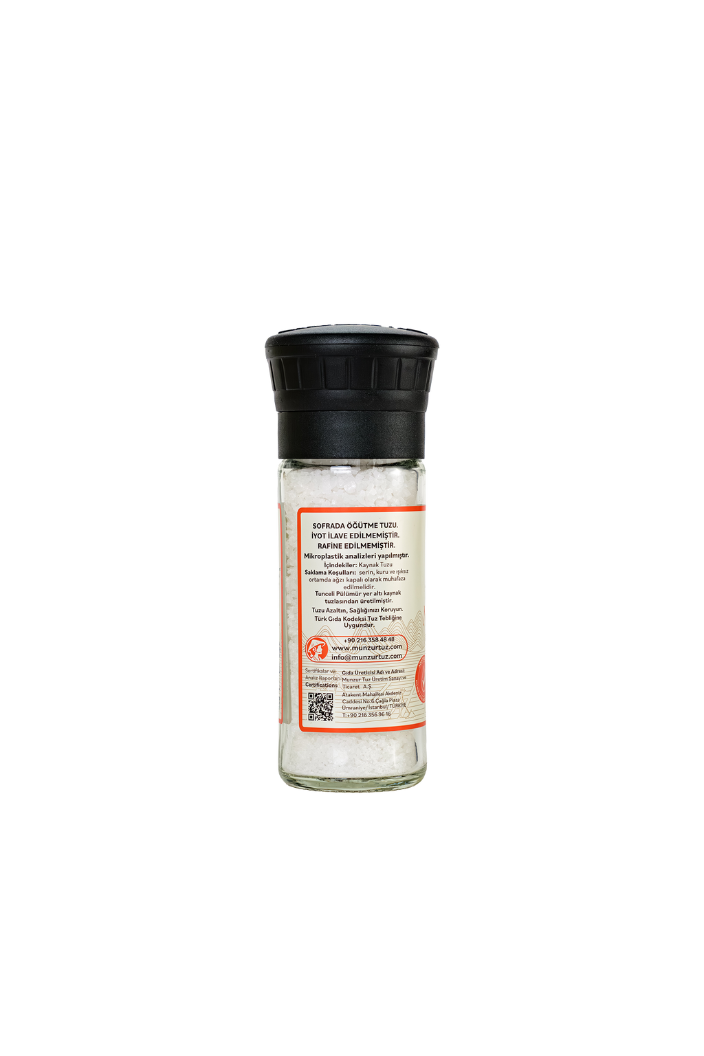 Seramik Öğütücülü Doğal Kaynak Tuzu 110gr